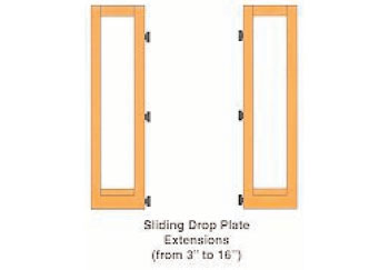 Sliding Drop Plate Extensions